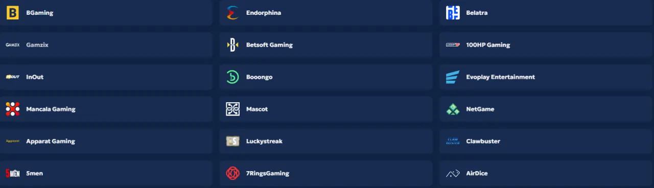 galleonbet casino providers
